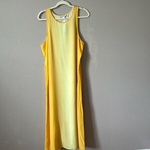Outerknown Summer Lightweight Side Slit Maxi Picnic Beach Brunch Sleeveless